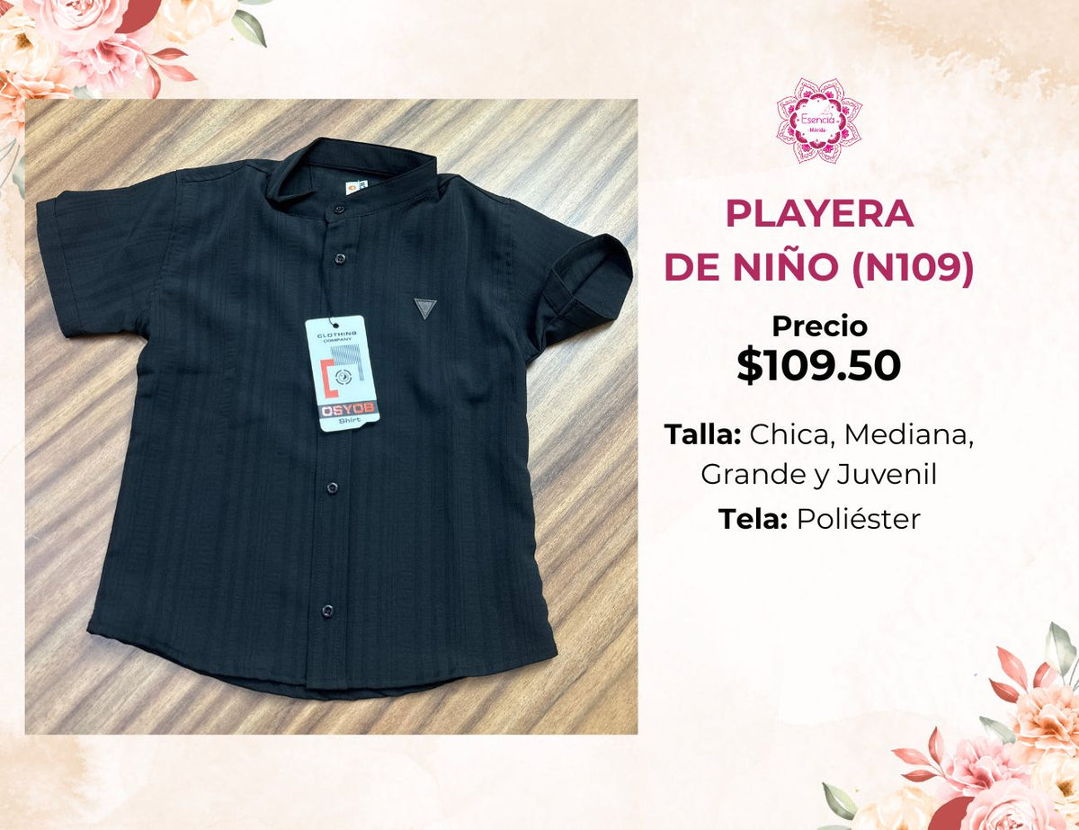 PLAYERAS DE NIÑO (N109)