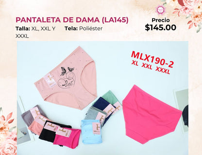 PANTALETA DE DAMA EXTRA (LA145)