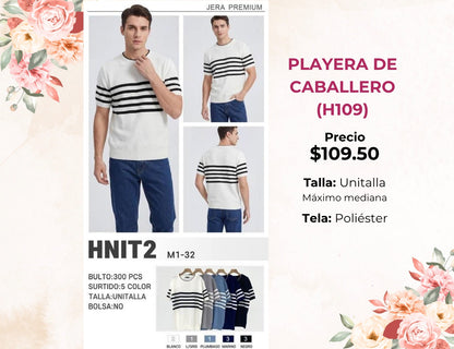 PLAYERAS DE CABALLERO (H109)