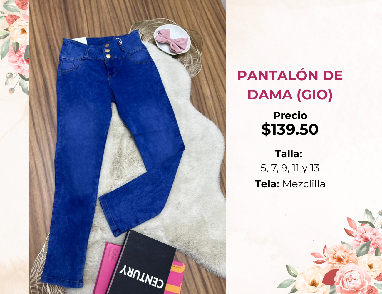 PANTALÓN DE DAMA (GIO)