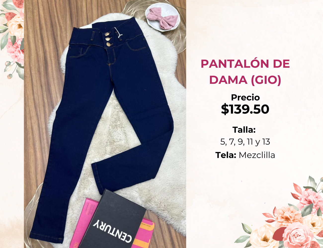 PANTALÓN DE DAMA (GIO)