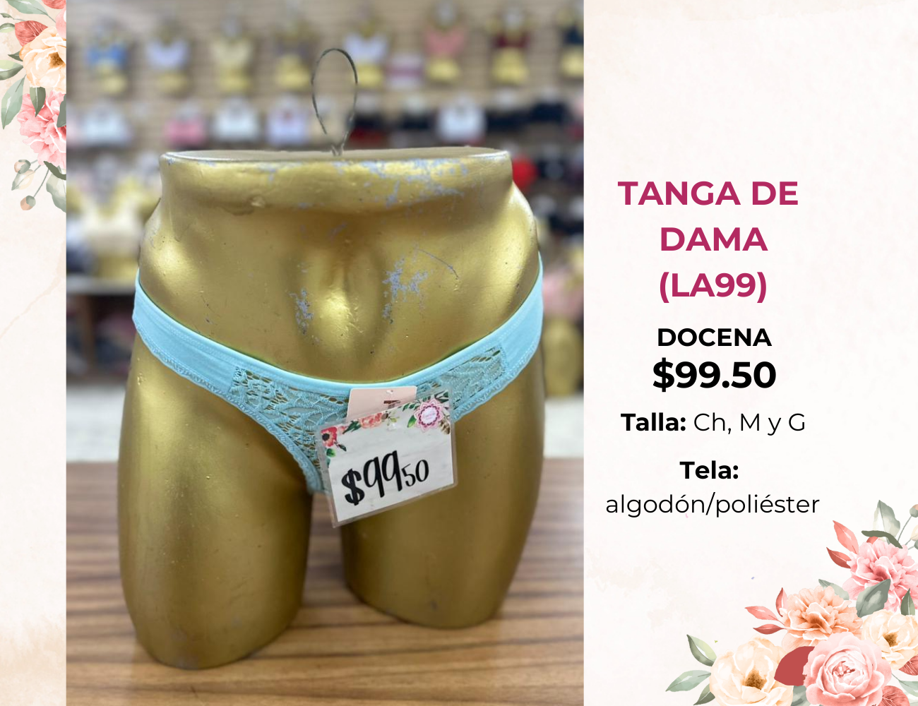 TANGA PARA DAMA (LA99)