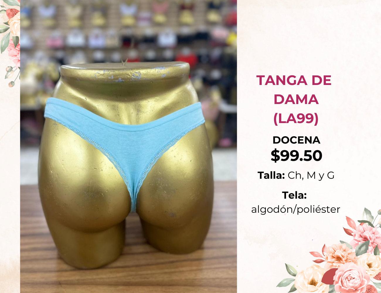 TANGA PARA DAMA (LA99)