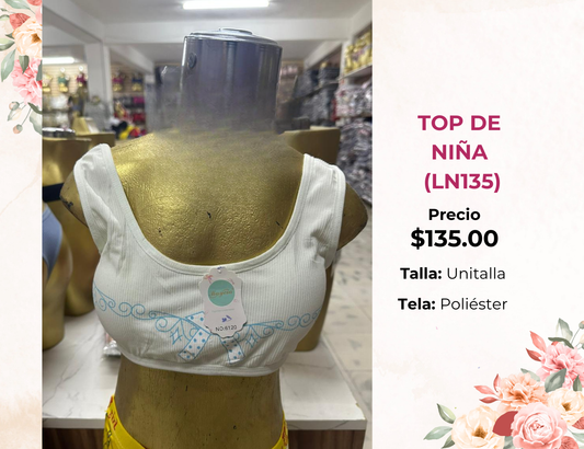 TOP DE NIÑA ALGODÓN (LN135)