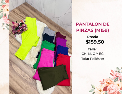 PANTALÓN DE PINZAS (M159)