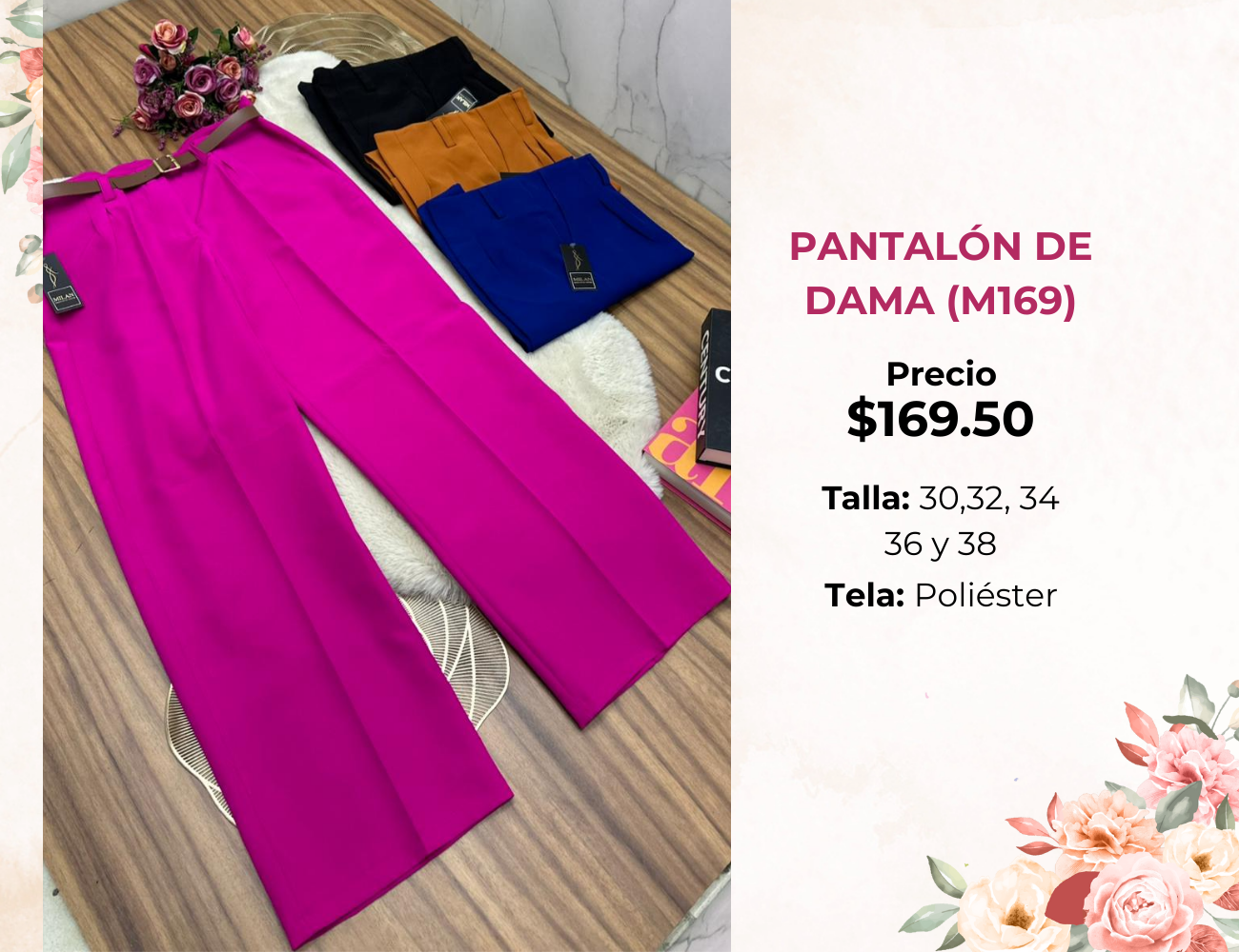 PANTALÓN DE VESTIR (M169)