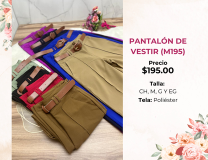 PANTALÓN DE VESTIR (M195)