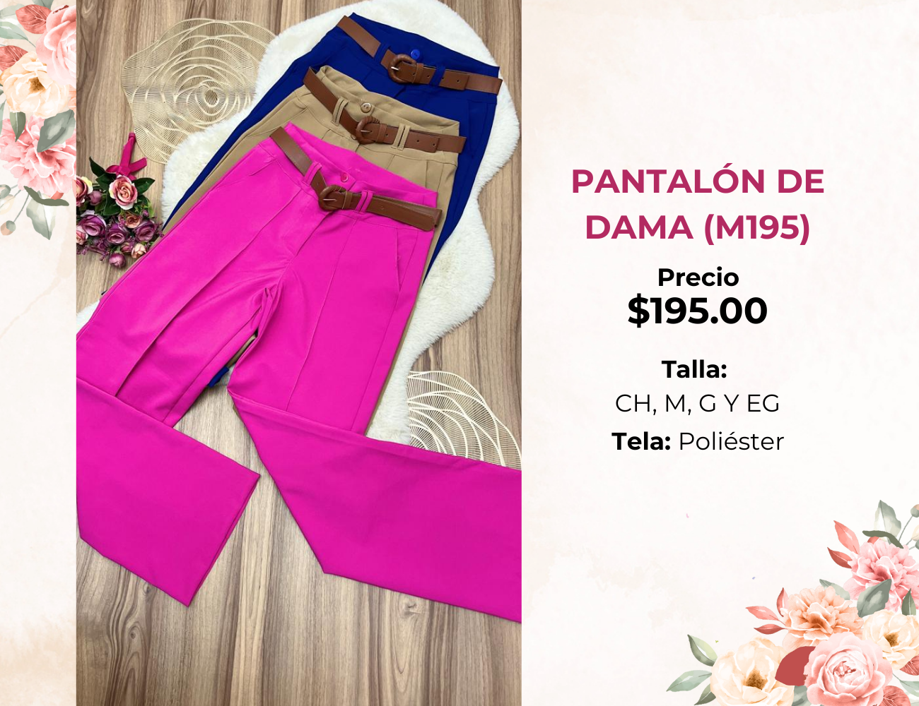 PANTALÓN DE VESTIR (M195)