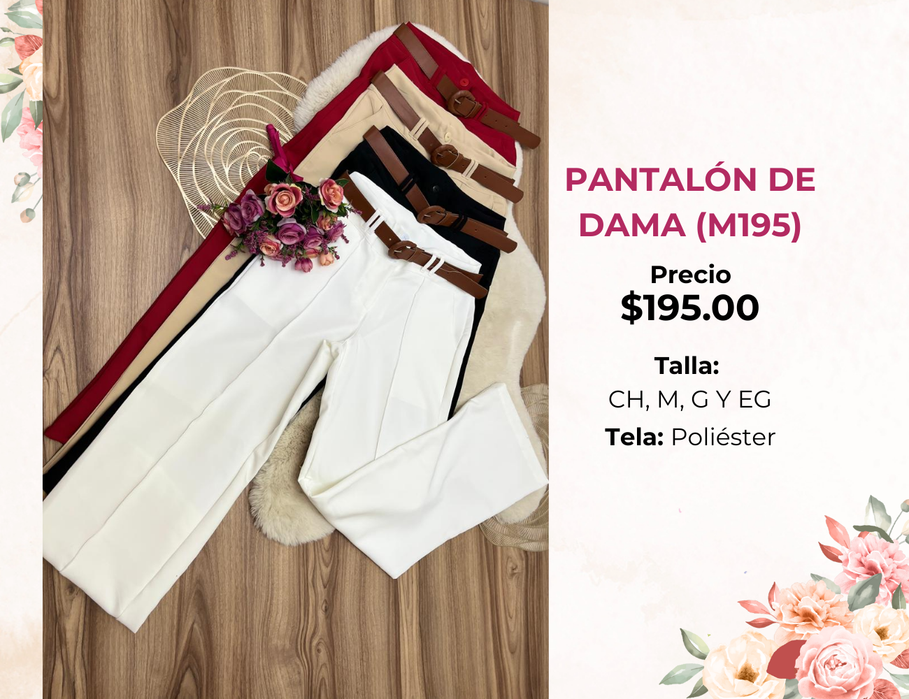 PANTALÓN DE VESTIR (M195)