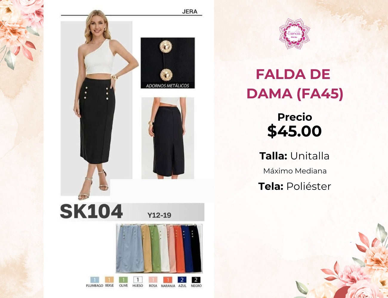FALDA DE DAMA (FA45)