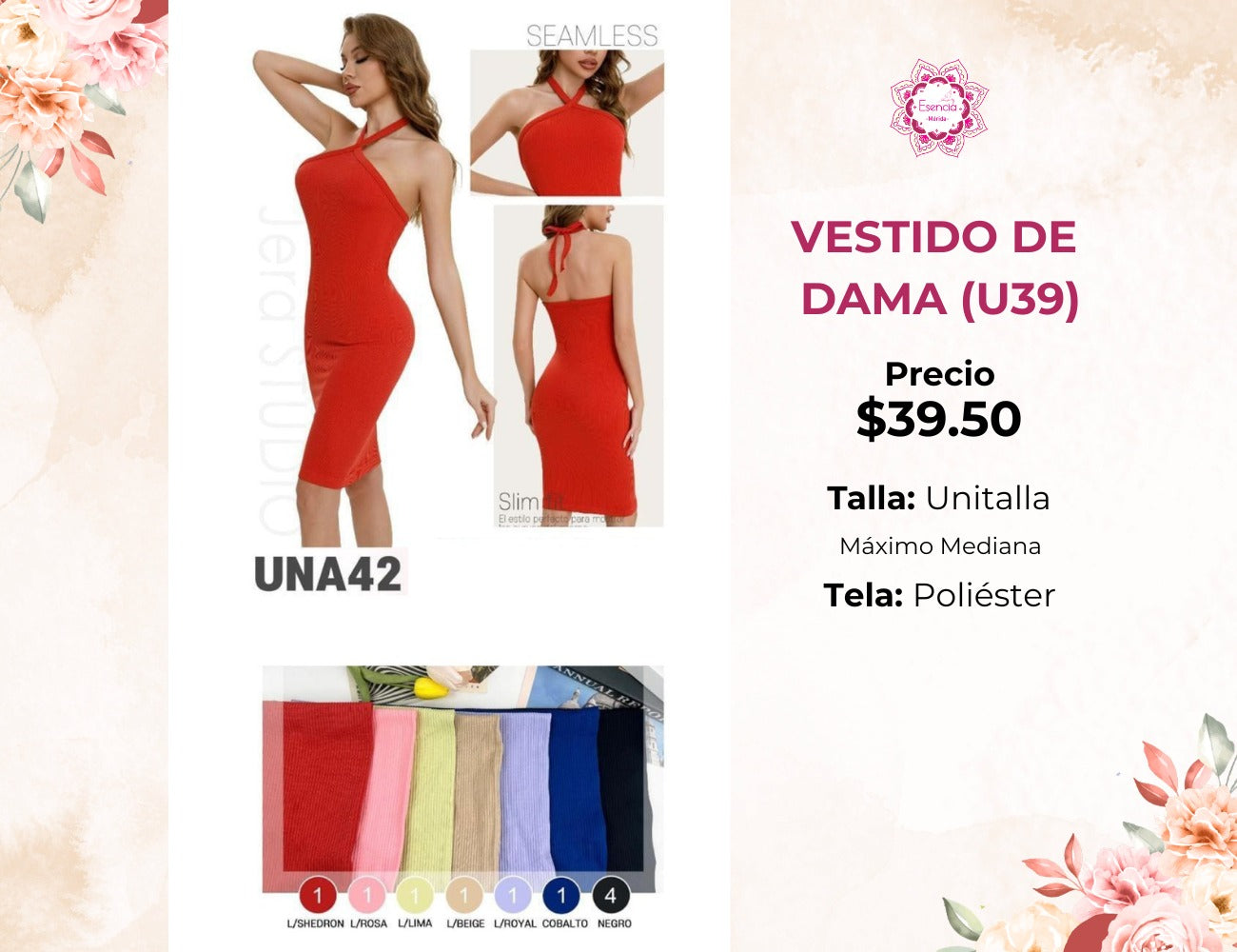 VESTIDO DE DAMA (U39)