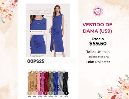 VESTIDO DE DAMA (U59)