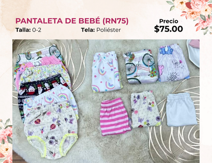 PANTALETA DE BEBÉ (RN75)