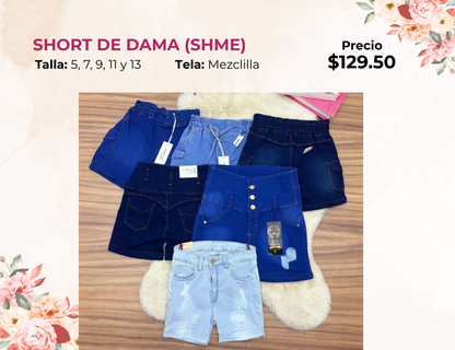 SHORT DE MEZCLILLA (SHME)
