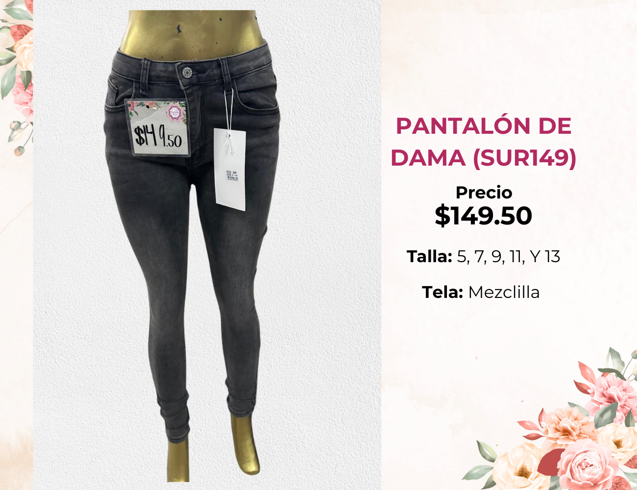 PANTALÓN DE DAMA (SUR149)