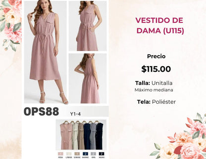 VESTIDO DE DAMA (U115)