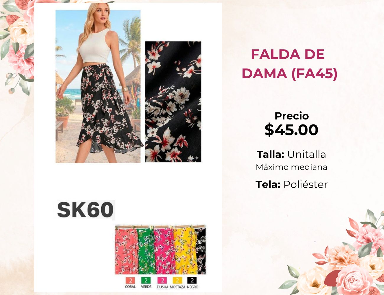 FALDA DE DAMA (FA45)