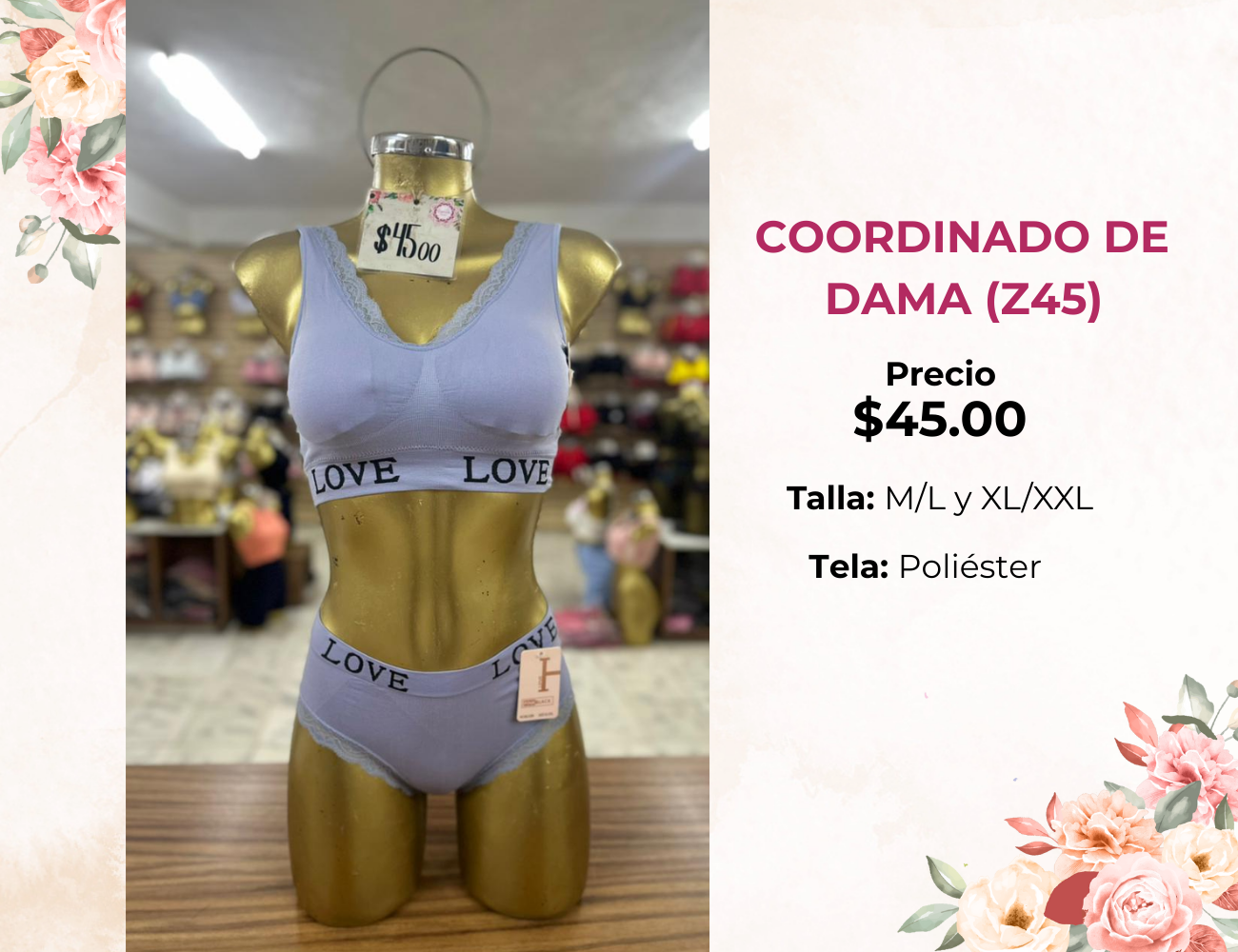 COORDINADO DE DAMA (Z45)