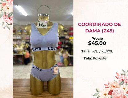 COORDINADO DE DAMA (Z45)